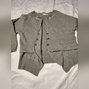 Brunello Cucinelli Cashmere Cardigan Embroidery Detail Size L